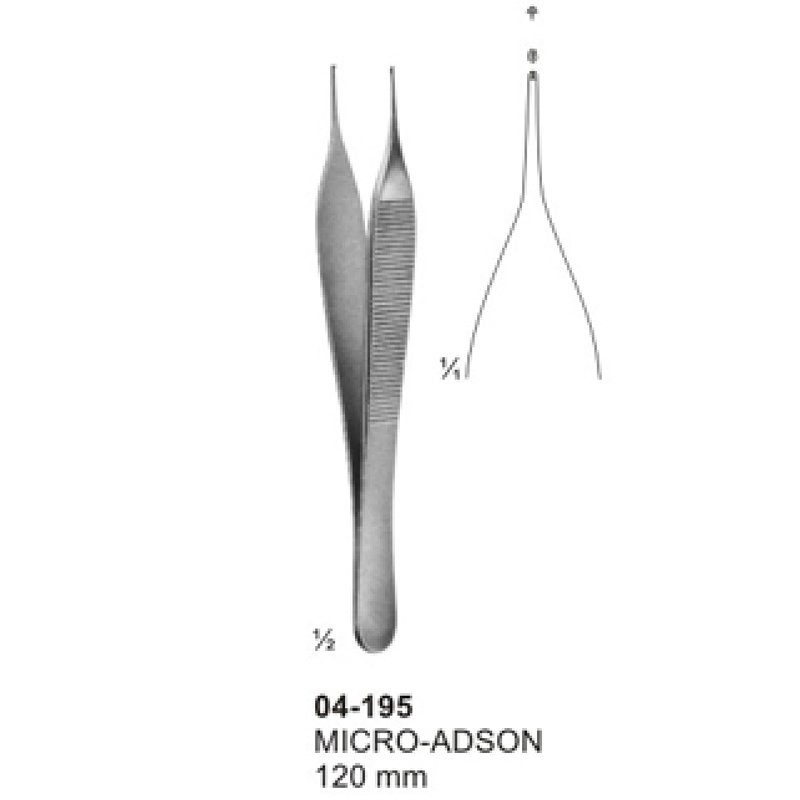 12-12.jpg Delicate Tissue Forceps - Image 1